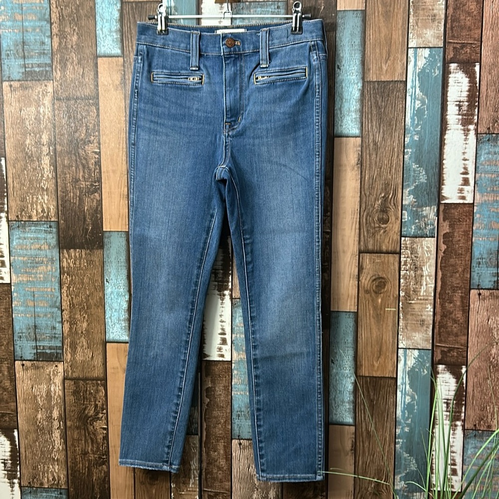 Madewell 24P road tripper jeggings with zip pockets
